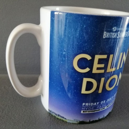 Celine Dion collectible mug like new