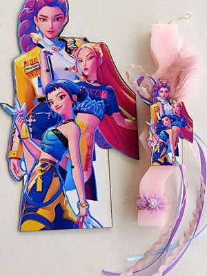 Χειροποίητη λαμπάδα K-pop κατόπιν παραγγελίας