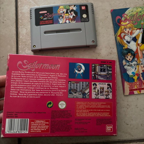 Sailormoon Nintendo SNES FR PAL Exclusive used, complete