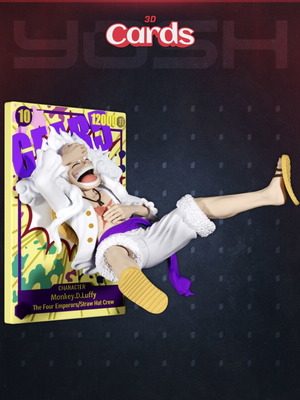 Фигура плакат Luffy Gear 5 3D