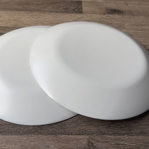 IKEA SAMMANKOPPLA 2-piece plate set with black and white retro design like new