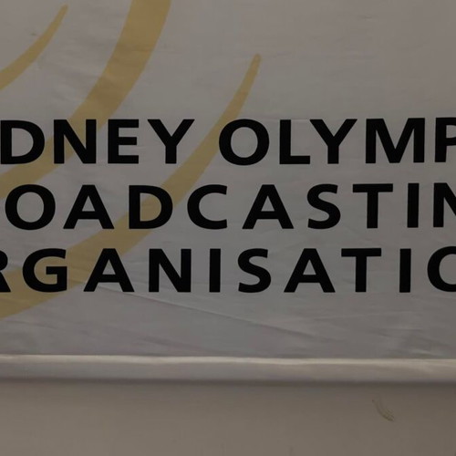 Authentic SOBO banner for Sydney 2000 Olympic Games like new