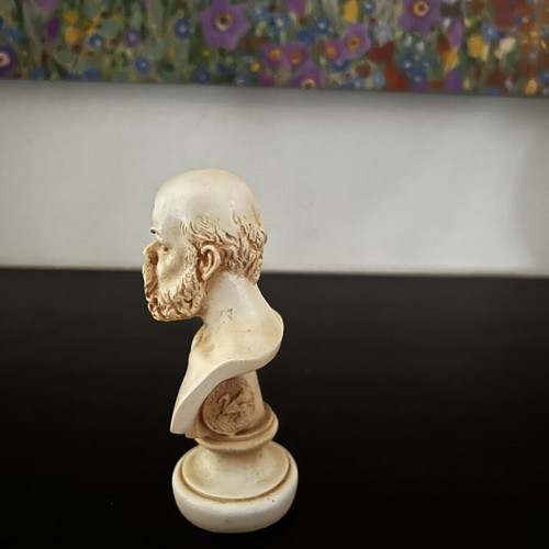 Socrates figurine, 8cm, solid material