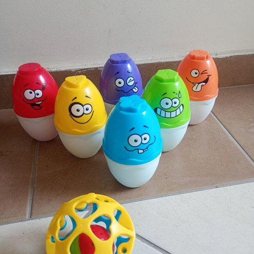 Playgo Bowling Faces toy like new