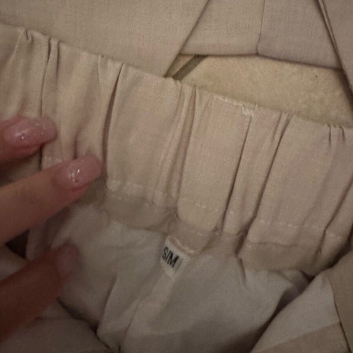Vest and pants set new, beige, size S/M