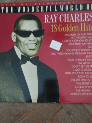 Ray Charles The Wonderful World Of Ray Charles 18 Golden Hits LP used, blues