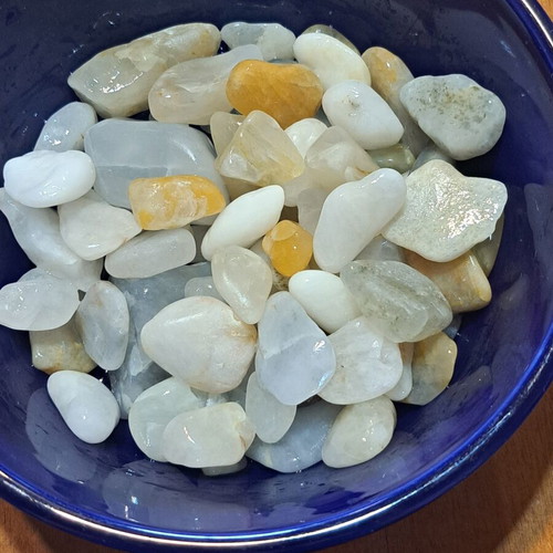 Natural stones and sea glass like new, various sizes and shapes