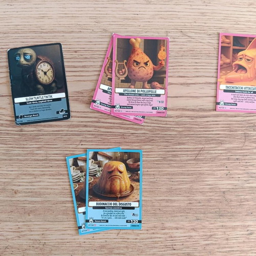 Italian Brainrot Cards used, mixed condition