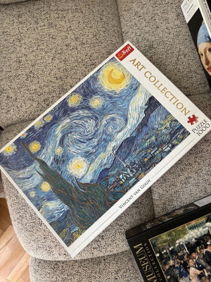 Trefl Starry Night Puzzle 1000 pieces like new