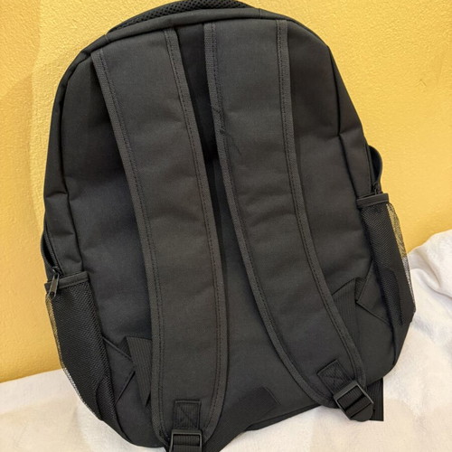 Backpack black with many pockets new