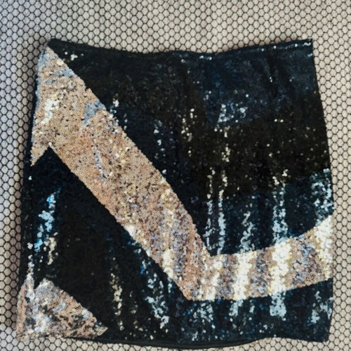 Esmara skirt with sequins like new, black and silver