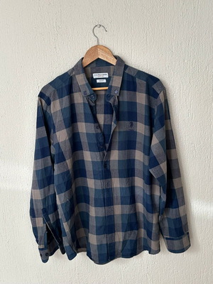 Мъжка риза U.S. Polo Assn. размер XL като ново, синя