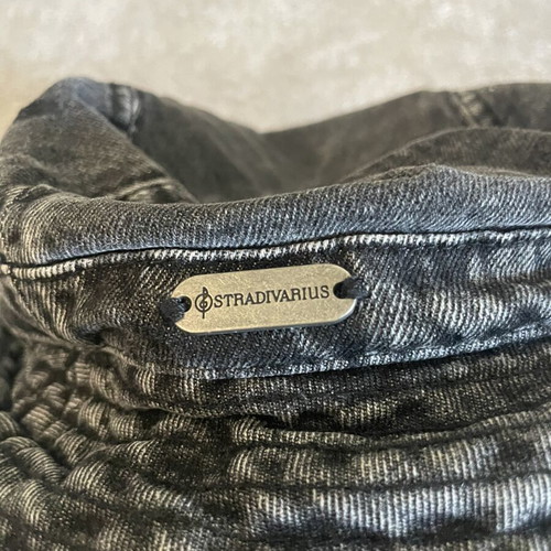 Denim hat black faded like new