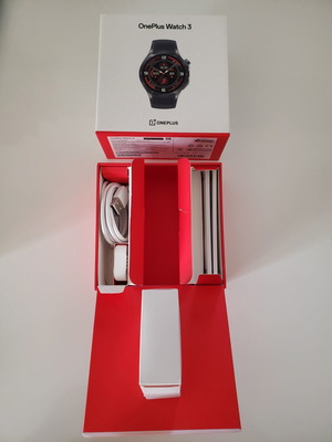 OnePlus Watch 3 από ανοξείδωτο ατσάλι 46mm αδιάβροχο με παλμογράφο σαν καινούργιο