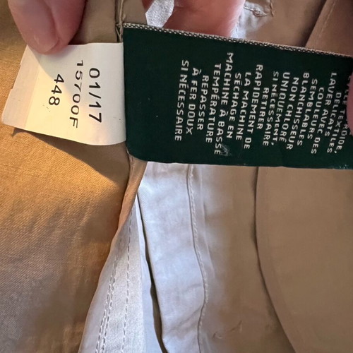 Ralph Lauren cotton beige caban coat used, size S