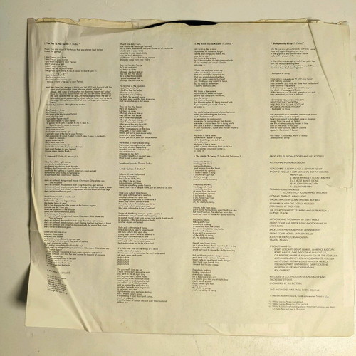 Thomas Dolby Aliens Ate My Buick vinyl used, 1988 album