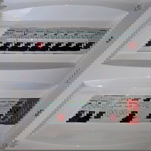 Ηλεκτρολογικός πίνακας καινούργιος μονοφασικός με σύστημα πυρόσβεσης