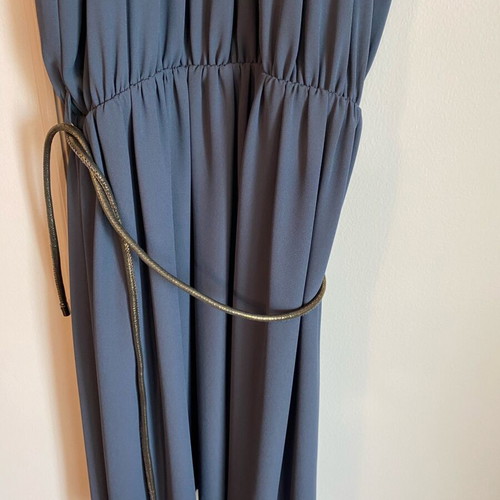 Mini dress gray crepe Regalinas new, size S