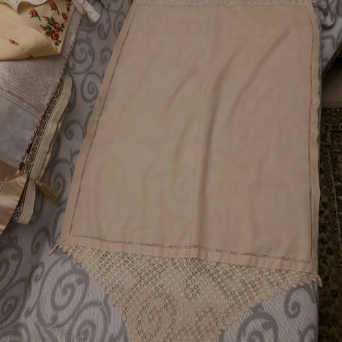 Handmade 60s vintage table runner like new 150x67