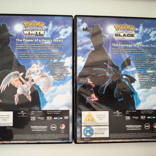 Pokemon Movie Collection DVD Bundle, Black and White 2-pack