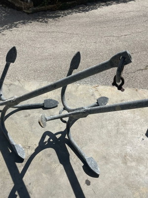 Γαλβανιζέ άγκυρες τύπου τεσσαροχάλι 10 kg, σετ 2