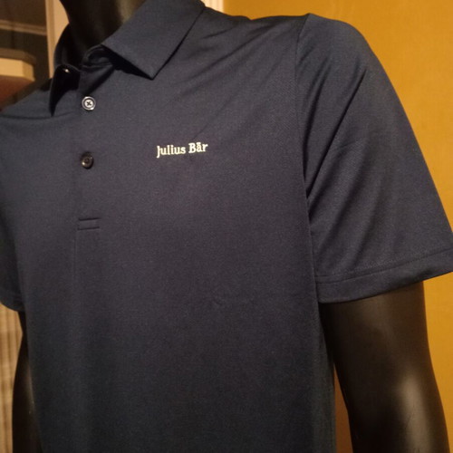 Callaway Opti-Dry Swing Tech Golf Polo L new, sponsor Julius Bär