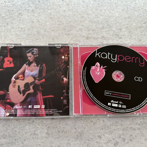 Katy Perry MTV Unplugged CD & DVD limited edition, like new