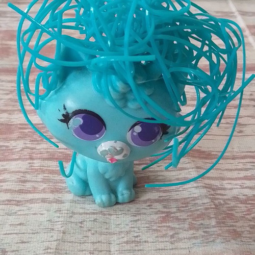 Magic Hair Silverlit Curligirls Pet Lulu Puppy figure used
