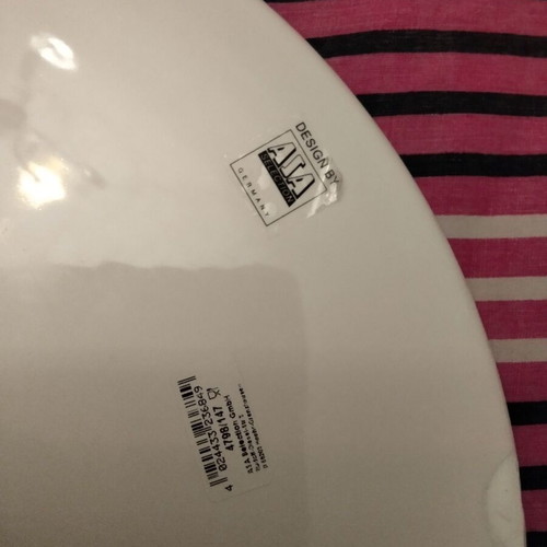 Asa Selection white 35cm platter with foot Grande series like new