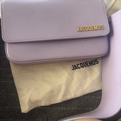 Jacquemus shoulder bag purple like new