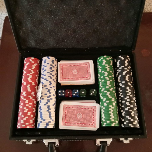 Casino bag used, leather