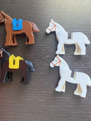 Lego αλογάκια μεταχειρισμένα, λοτ 7 τεμαχίων
