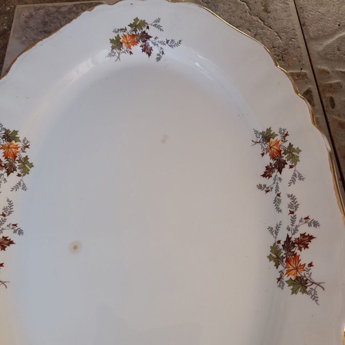 Serving set 2 oval platters and 1 salad bowl Kerameikos like new