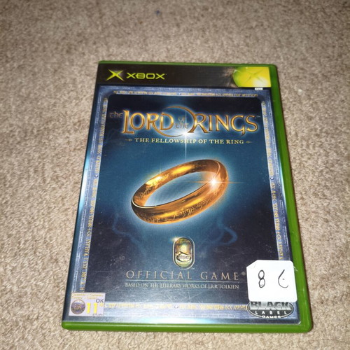 Lord of the Rings Fellowship of the Ring Xbox game used