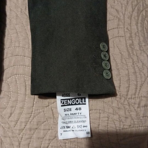 Zengoll men's jacket, size 48, green