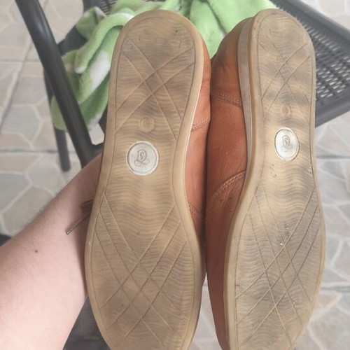 Pantaures shoes size 41 used, beige and brown