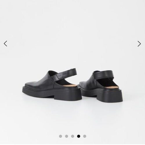 Vagabond Eyra Slingback Sandals New Black Size 38