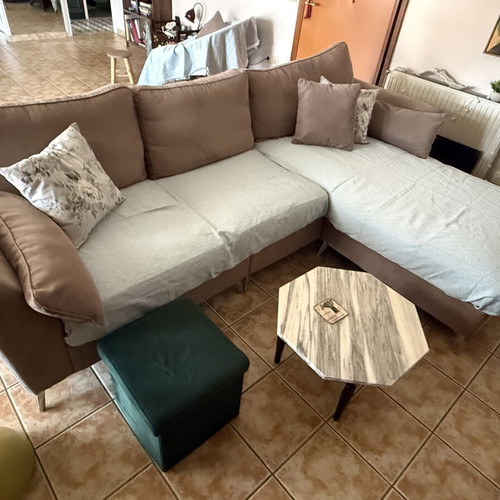 Corner sofa like new 270x190 reversible side