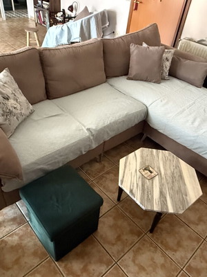 Corner sofa like new 270x190 reversible side