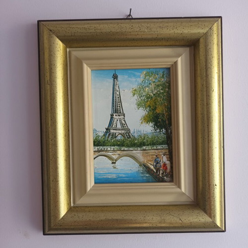 Caroline C.Burnett oil painting on canvas used 33x30 cm