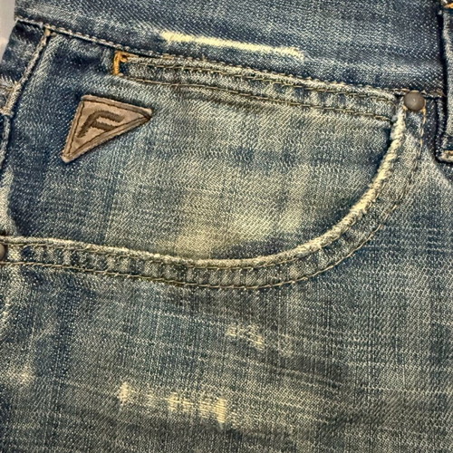 Freesoul denim bermuda shorts size Small like new, blue
