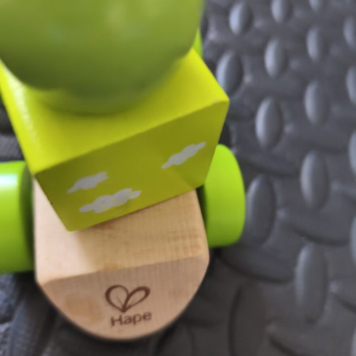 Hape Baby Train with Blocks like new