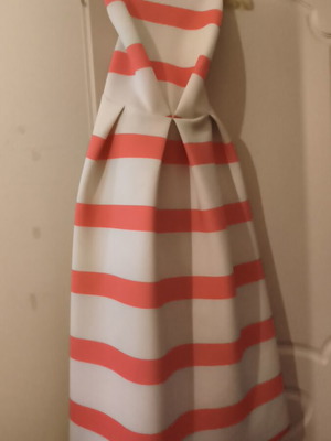 Asos dress like new, tie back, multicolor, size L