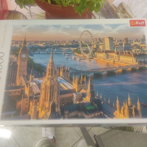Puzzle 1000 pieces Trefl used, London
