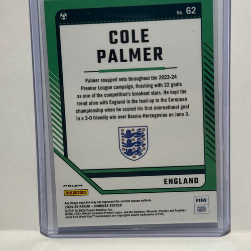 Cole Palmer 2024-25 Panini Donruss Silver Optic card new