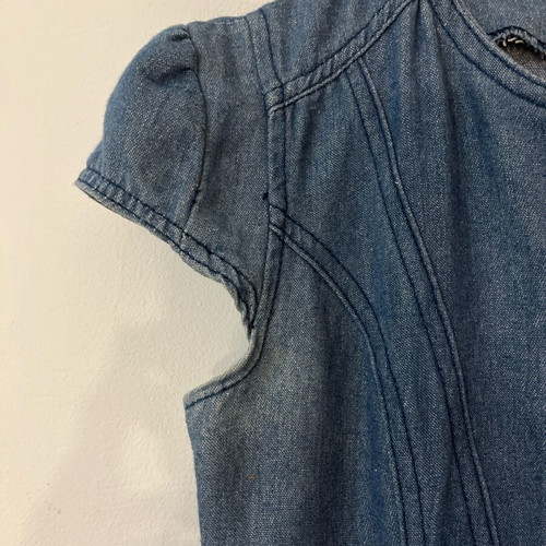 Denim vest used, size S, blue