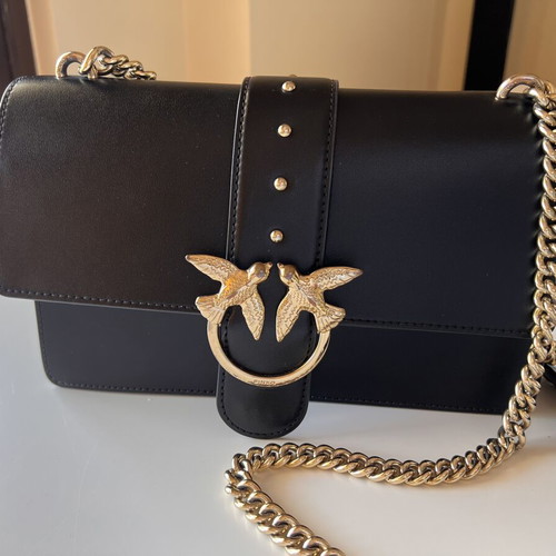 Pinko crossbody bag like new, black
