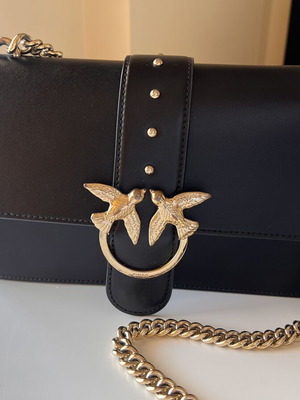 Pinko crossbody bag like new, black