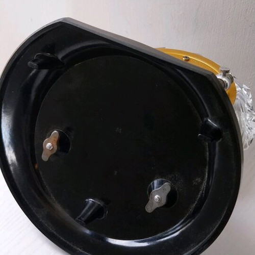 Mayak wind-up table clock used with mineral crystal 1980