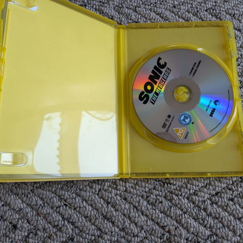Sonic the Hedgehog DVD used, animation